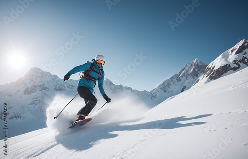 Snowboarding  extreme sport background with adventure mood and tone collection of extreme sport motivation  outdoors activities lifestyle concept