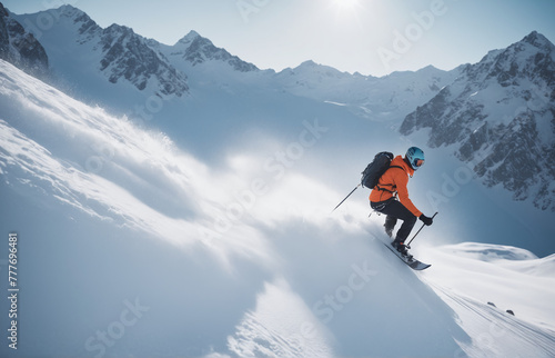 Wallpaper Mural Snowboarding, extreme sport background with adventure mood and tone collection of extreme sport motivation, outdoors activities lifestyle concept Torontodigital.ca