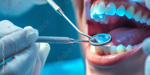 Dental diseases and treatment, oral health, dental care photo