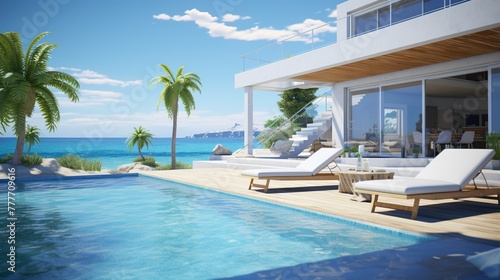 A photo of a Beach House Residence with a View of ocean