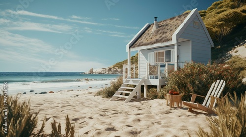 A photo of a Compact Beach House in a Serene