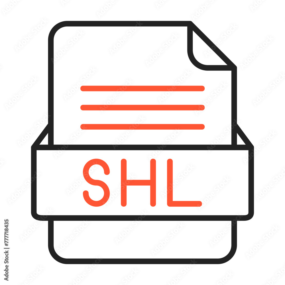 SHP File Format Vector Icon Design SHP File Format Vector Icon Design