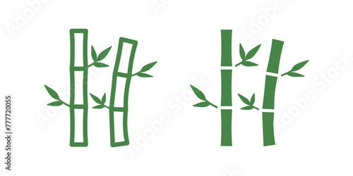 Fototapeta Naklejka Na Ścianę i Meble -  Bamboo icon. flat illustration of vector icon for web