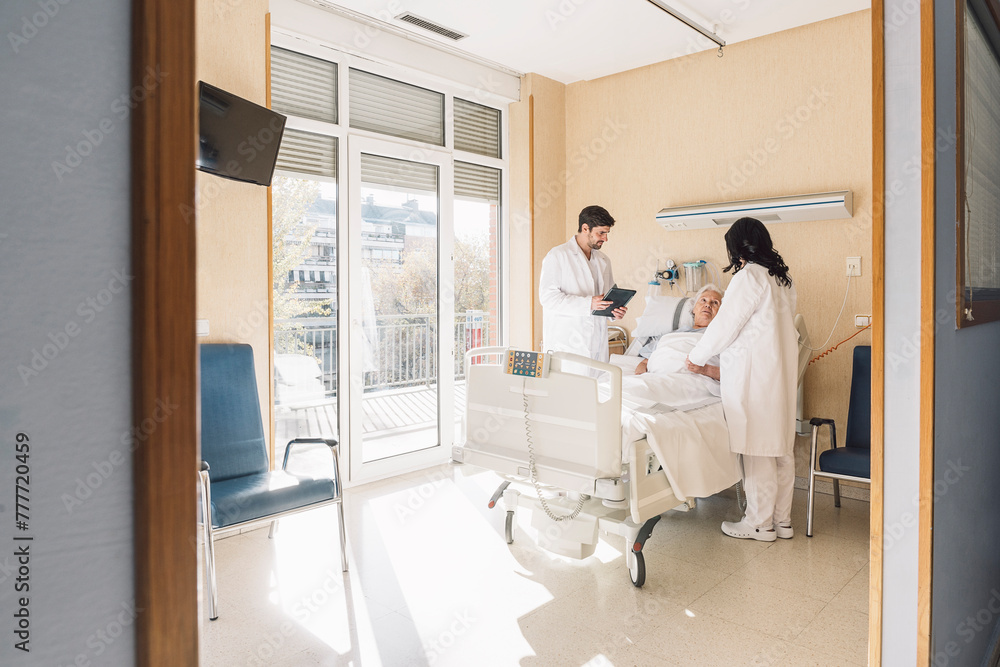Doctor And Nurse Working In A Hospital Doctor And Nurse Working In A Hospital