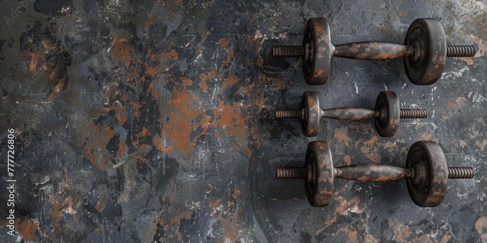 dumbbells for sports Generative AI