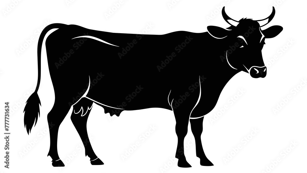 Cow Graphic Icon Explore the Beauty of a  Silhouette