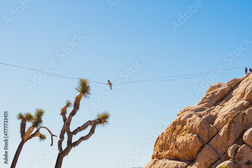 Highline slackline  photo