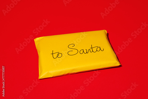 yellow letter to santa