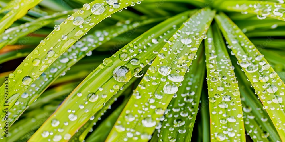 green leaf with drops green leaf with drops