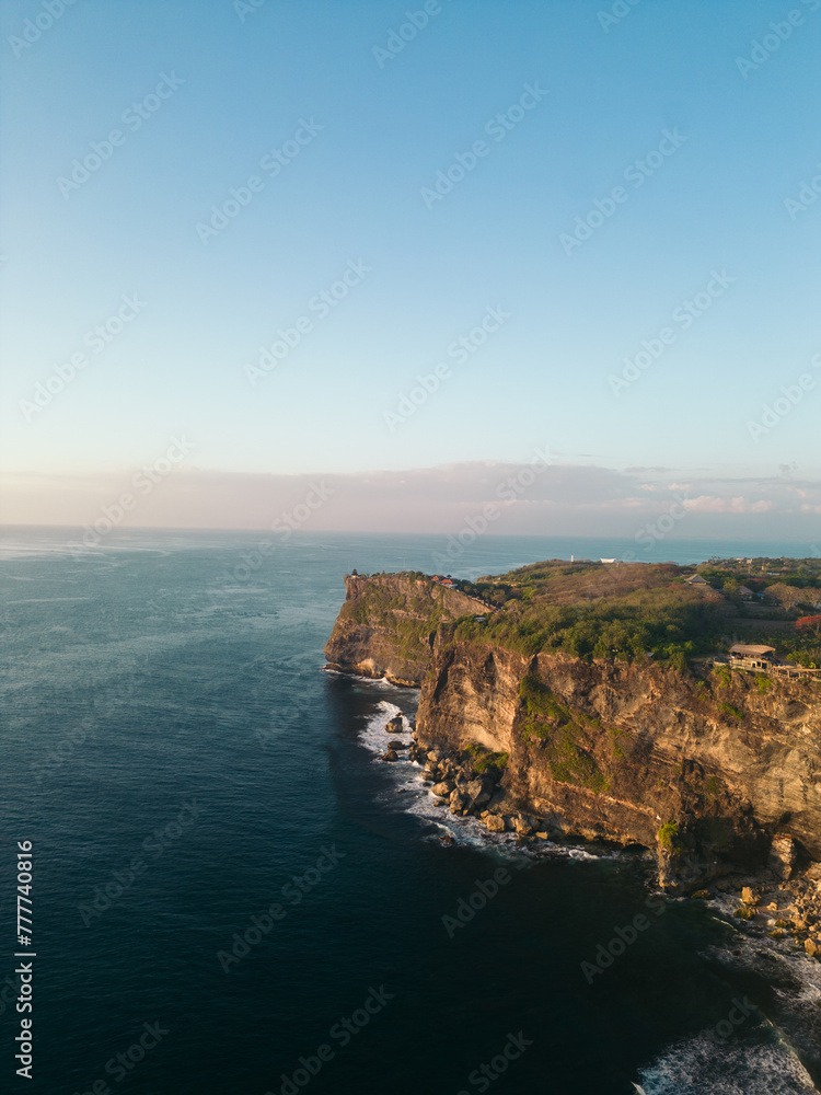 Uluwatu temple on the cliffs Uluwatu temple on the cliffs