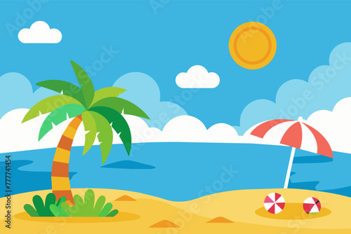 summer beach background