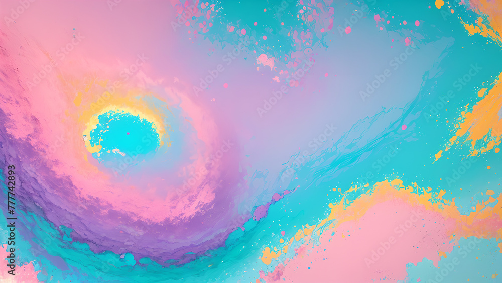 Abstract pastel background with waves