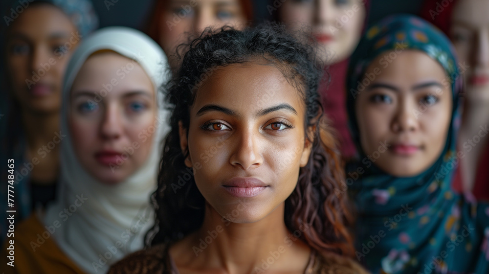 Portrait of diverse people, ai Portrait of diverse people, ai