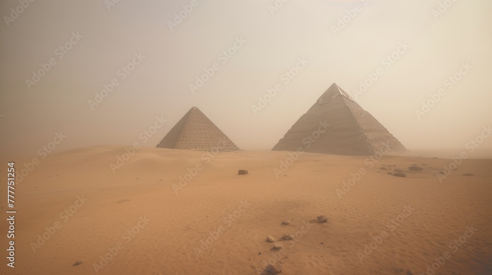 Eternal Monuments: Capturing the Grandeur of Egyptian Pyramids