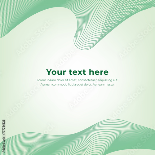 Abstract wavy lines background concept