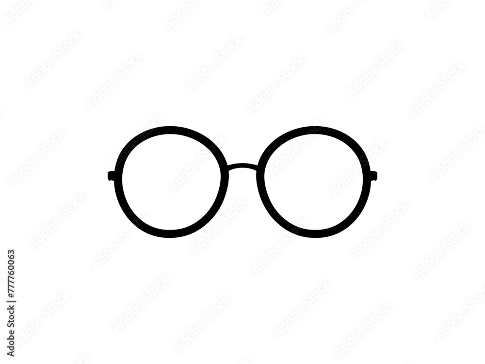 Eye Glasses Silhouette, Pictogram, Front View, Flat Style, can use for Logo Gram, Apps, Art Illustration, Template for Avatar Profile Image, Website, or Graphic Design Element. Vector Illustration Eye Glasses Silhouette, Pictogram, Front View, Flat Style, can use for Logo Gram, Apps, Art Illustration, Template for Avatar Profile Image, Website, or Graphic Design Element. Vector Illustration