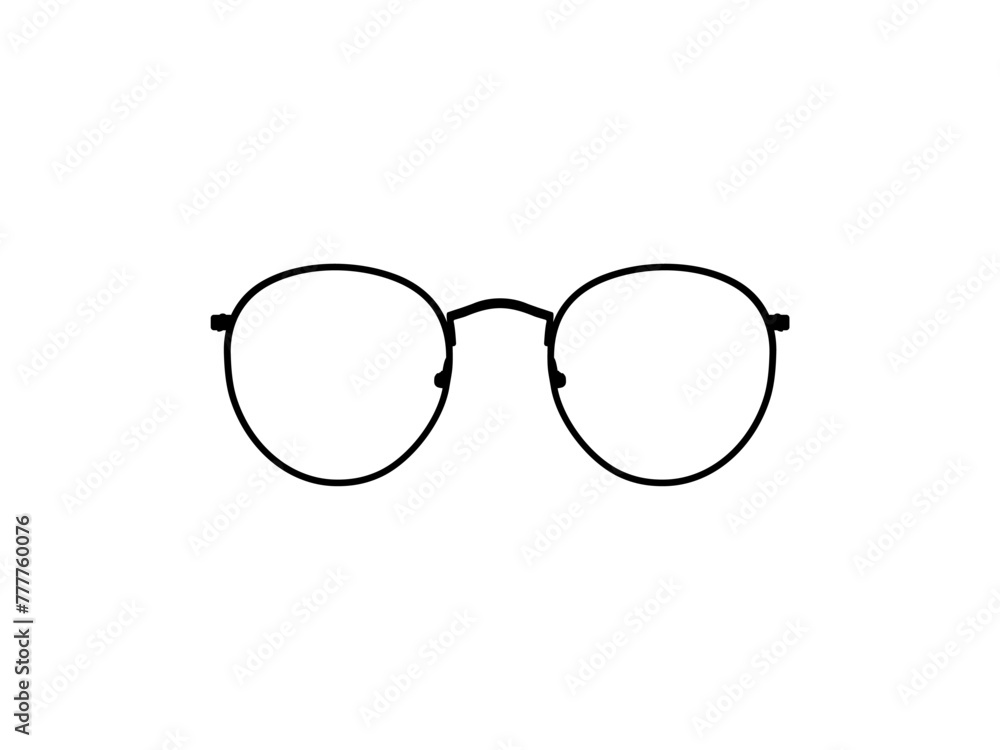 Eye Glasses Silhouette, Pictogram, Front View, Flat Style, can use for Logo Gram, Apps, Art Illustration, Template for Avatar Profile Image, Website, or Graphic Design Element. Vector Illustration Eye Glasses Silhouette, Pictogram, Front View, Flat Style, can use for Logo Gram, Apps, Art Illustration, Template for Avatar Profile Image, Website, or Graphic Design Element. Vector Illustration
