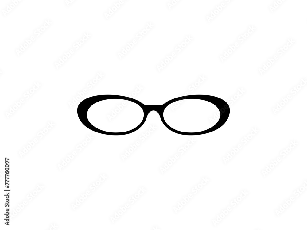 Eye Glasses Silhouette, Pictogram, Front View, Flat Style, can use for Logo Gram, Apps, Art Illustration, Template for Avatar Profile Image, Website, or Graphic Design Element. Vector Illustration Eye Glasses Silhouette, Pictogram, Front View, Flat Style, can use for Logo Gram, Apps, Art Illustration, Template for Avatar Profile Image, Website, or Graphic Design Element. Vector Illustration