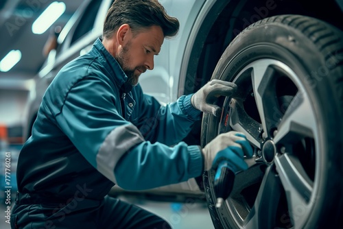 Auto Repair: Tuning Up Your SUV's Wheels © Logo Artist