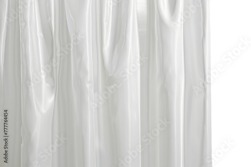 Plastic Shower Curtains isolated on transparent background