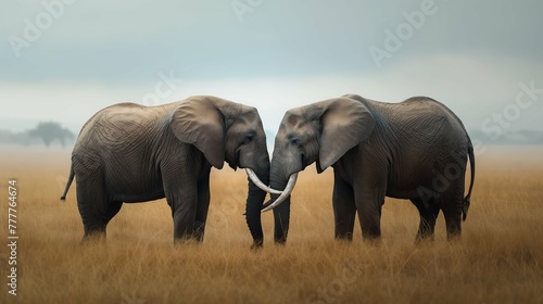 Elephants Among Us A Park's Pachyderm Pair