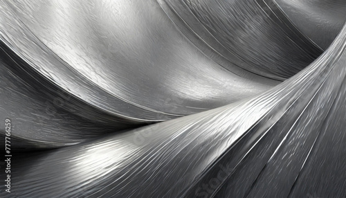 Abstract silver background, brushed surface, minimalist design.