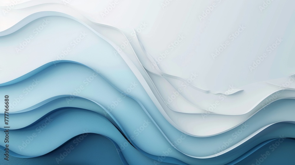 Fluid abstract curves in minimalist style for modern design. Soft wave forms in white and blue for elegant backgrounds. Fluid abstract curves in minimalist style for modern design. Soft wave forms in white and blue for elegant backgrounds.