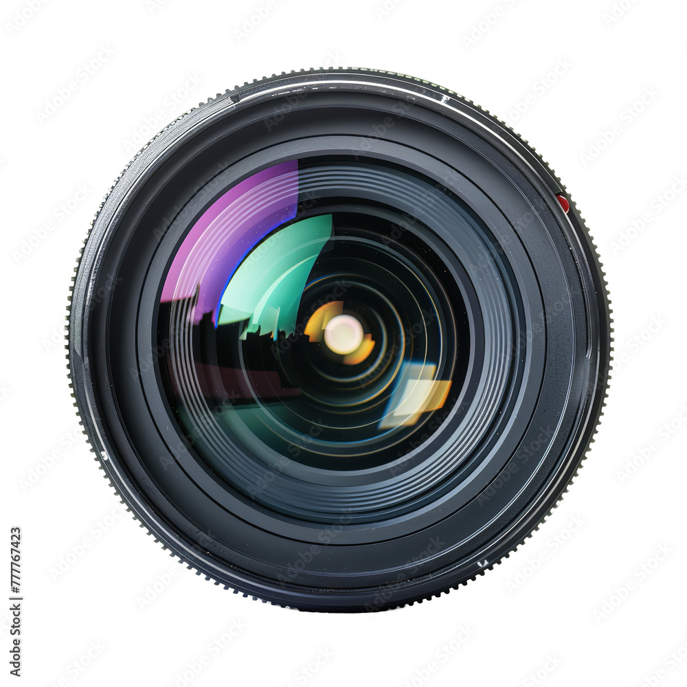 camera lens isolated on white