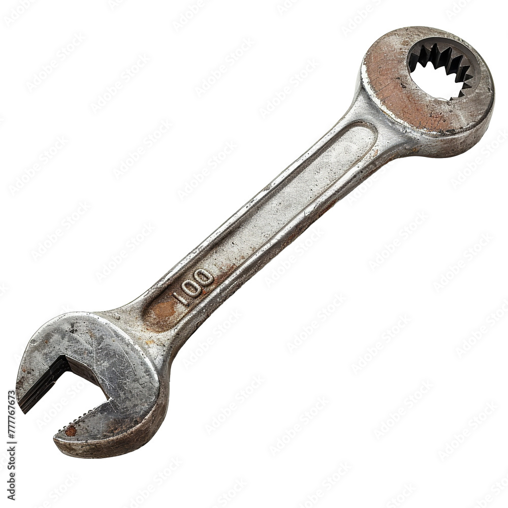 professional shot of wrench isolated on a white background professional shot of wrench isolated on a white background