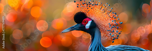  Crowned crane 3d image,
Balearica regulorum or the Greycrowned Crane is a gruiform bird in the Gruidae family
 photo