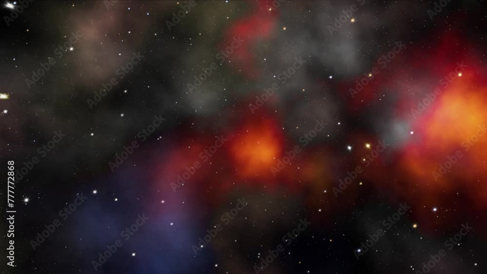 colorful nebula galaxy particles space background colorful nebula galaxy particles space background