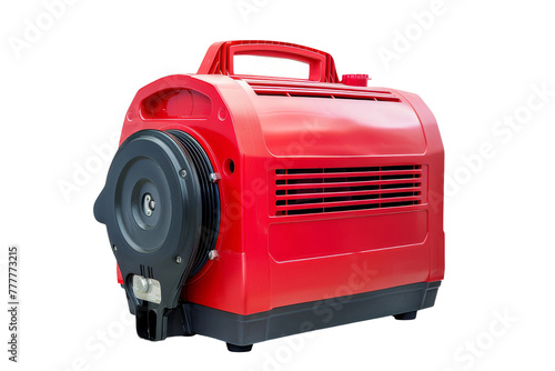 Portable Air Compressor isolated on transparent background
