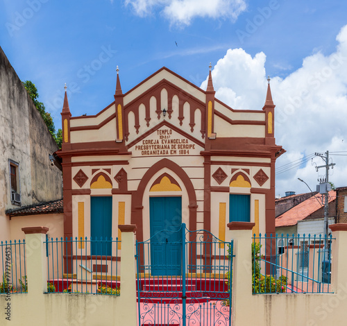 Partial view of the 1st Presbyterian Church of Sergipe