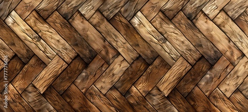 Herringbone Parquet A classic herringbone pattern in wooden tiles  types of tiles background  textures