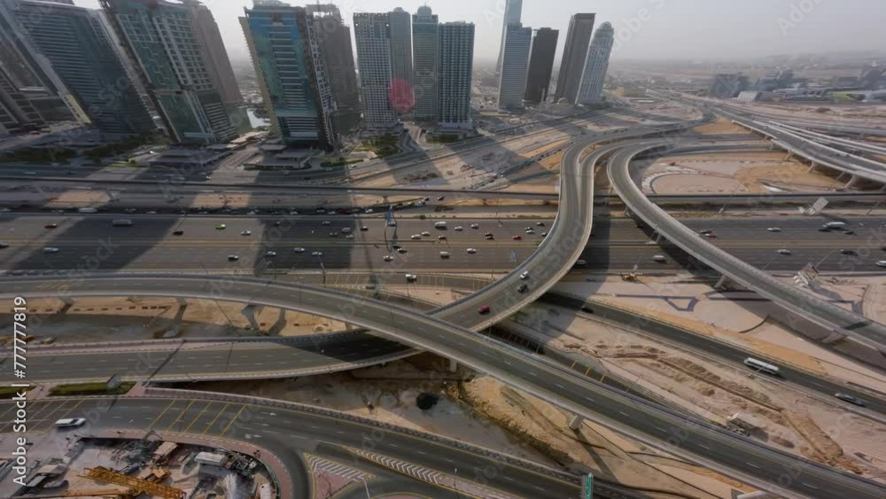 Rush Hour With Heavy Car Traffic On The Highway Rush Hour With Heavy Car Traffic On The Highway