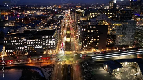 Hyperlapse of the traffic in Bjørvika, Oslo