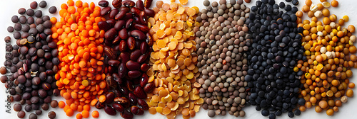 Lentils variety,
Beans,Pulses,Lentils,Rice and Wheat grain  photo