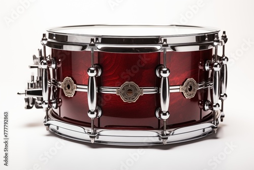 professional drum isolated on white background.