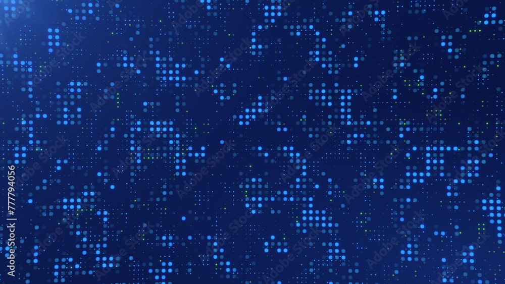 Digital Wire Frame Blue Background Digital Wire Frame Blue Background