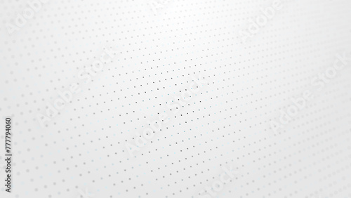 Soft Flowing Dots Pattern White 4K Background