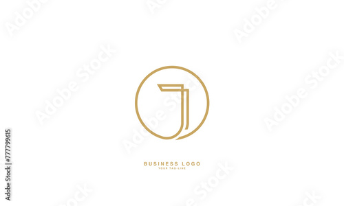 JO, OJ, J, O, Abstract Letters Logo Monogram