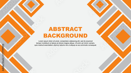 Abstract Yellow Background Design Template. Banner Wallpaper Vector Illustration. Yellow