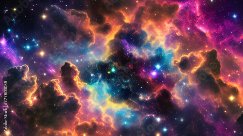Nebula outer space cosmic background