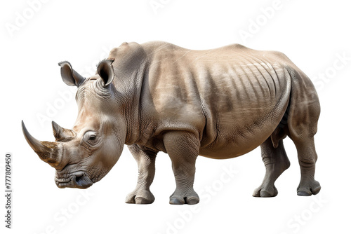 Rhinoceros Imagery isolated on transparent background