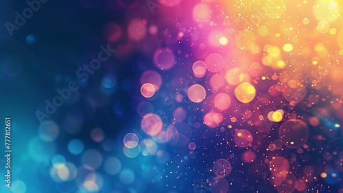 Abstract background with bokeh defocused lights. Vector illustration.