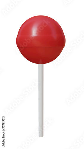 spherical cherry lollipop.