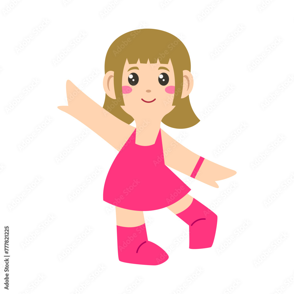 Kpop Idol cartoon, digital art illustration Kpop Idol cartoon, digital art illustration