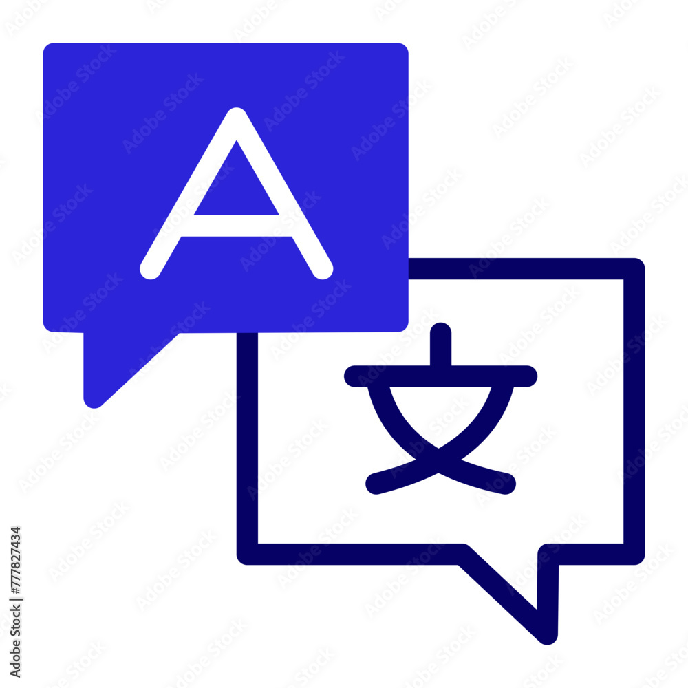 This is the Language icon from the Online Marketing icon collection with an Mixed style This is the Language icon from the Online Marketing icon collection with an Mixed style