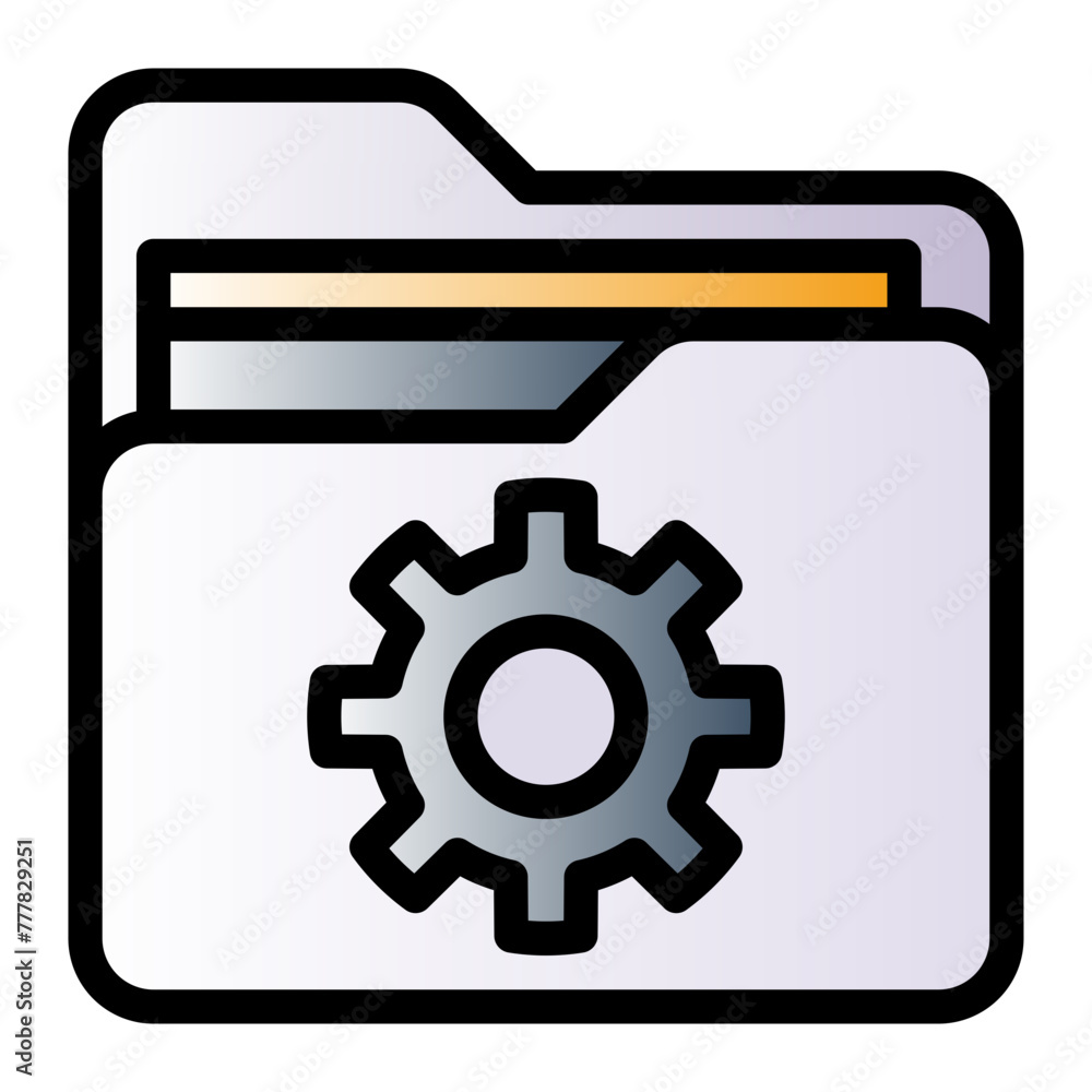 This is the Configuration icon from the Data Management icon collection with an Color Lineal Gradient style This is the Configuration icon from the Data Management icon collection with an Color Lineal Gradient style