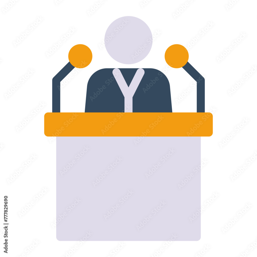 This is the Mic Stand icon from the Data Management icon collection with an Color style This is the Mic Stand icon from the Data Management icon collection with an Color style